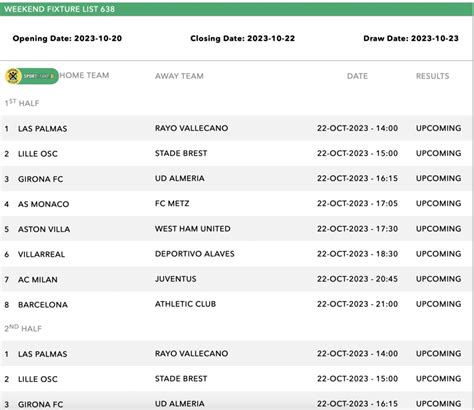 sportstake 8 fixture.